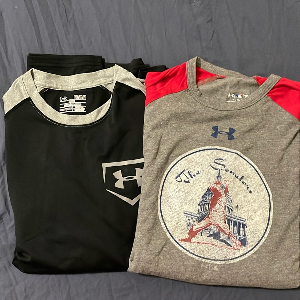 Under Armour 3/4 sleeve baseball shirts. Men’s Medium